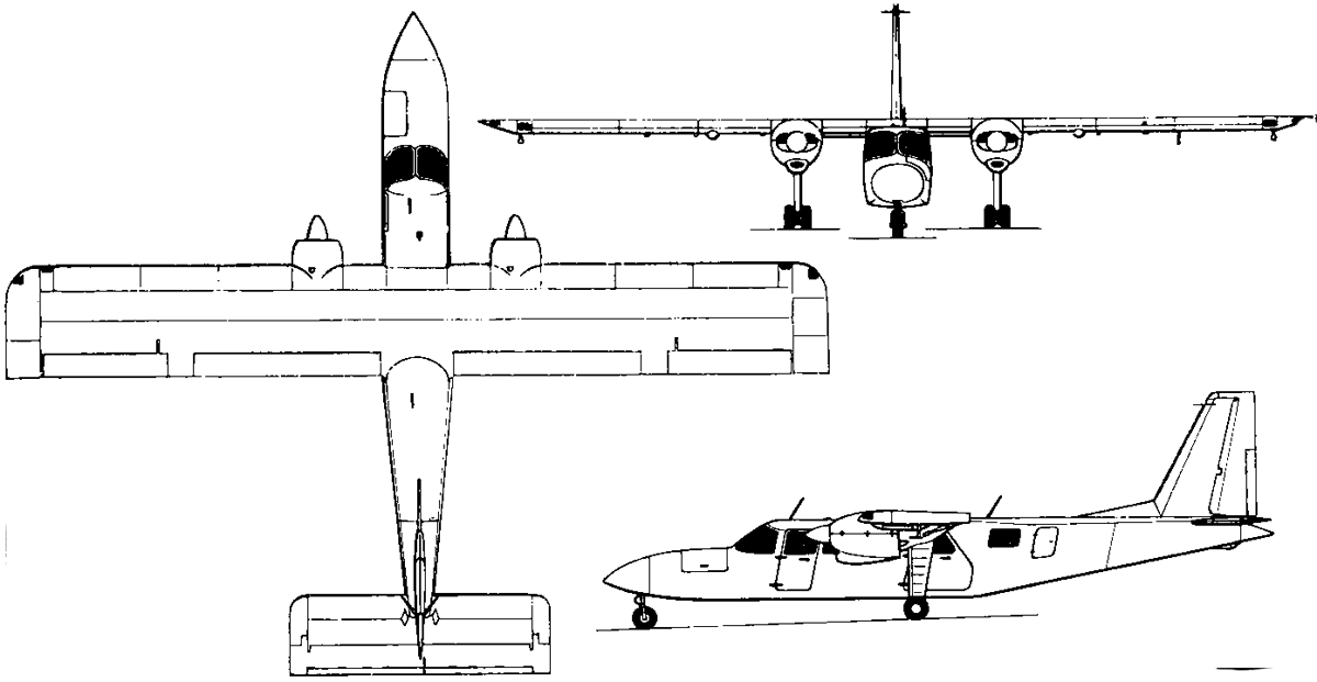 самолет Britten-Norman Islander